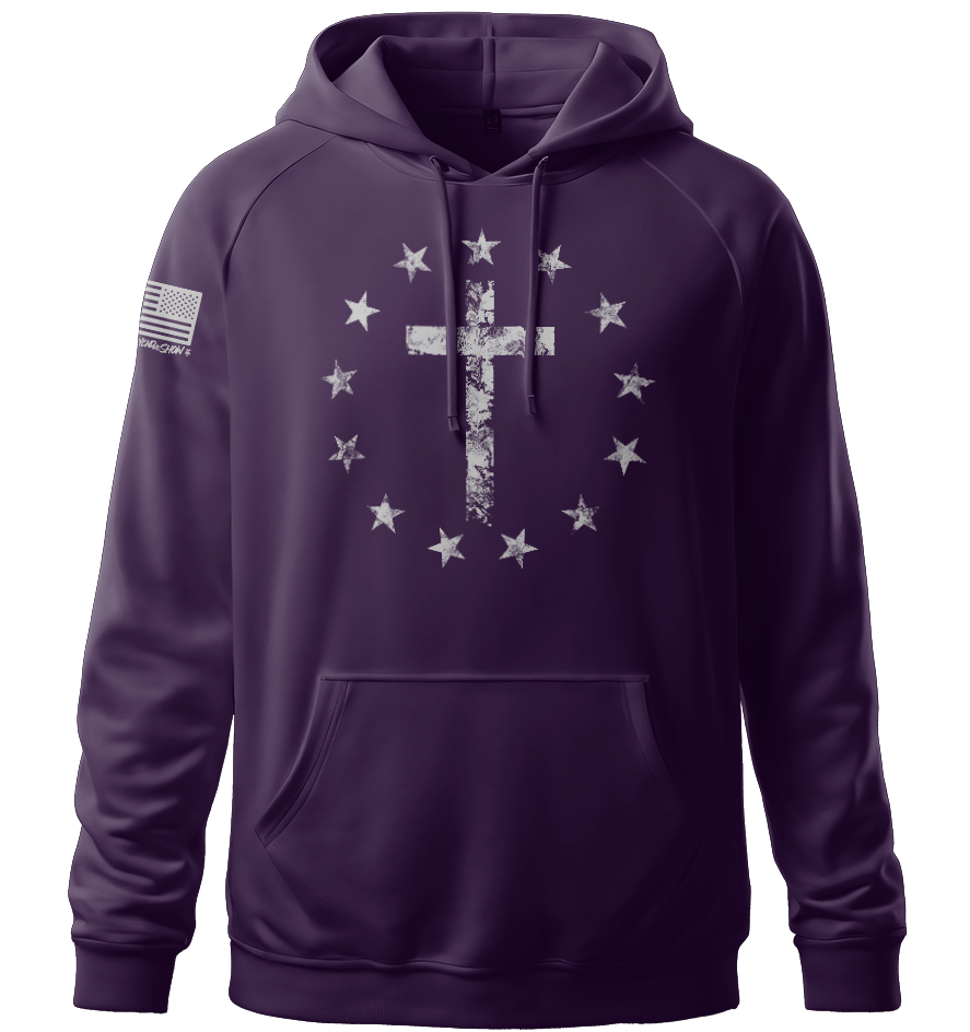 13 STARS OF FAITH HOODIE (U)