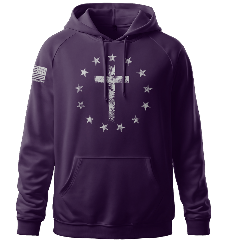 13 STARS OF FAITH HOODIE (U)