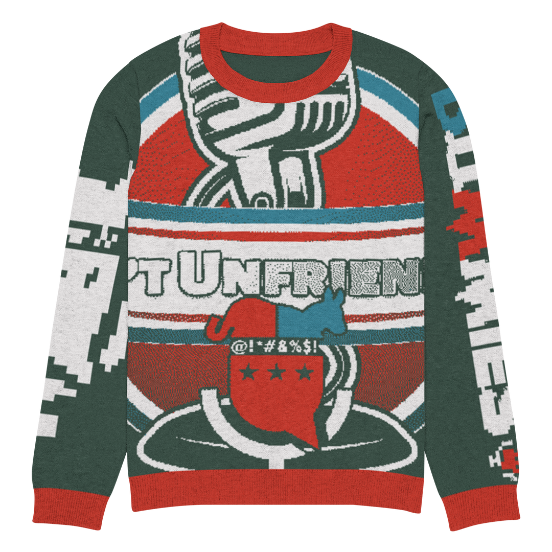 The DUM Nation Ugly Christmas Sweater - The Don't Unfriend Me Show