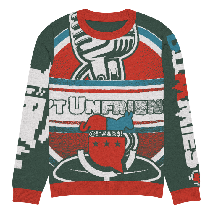 The DUM Nation Ugly Christmas Sweater - The Don't Unfriend Me Show