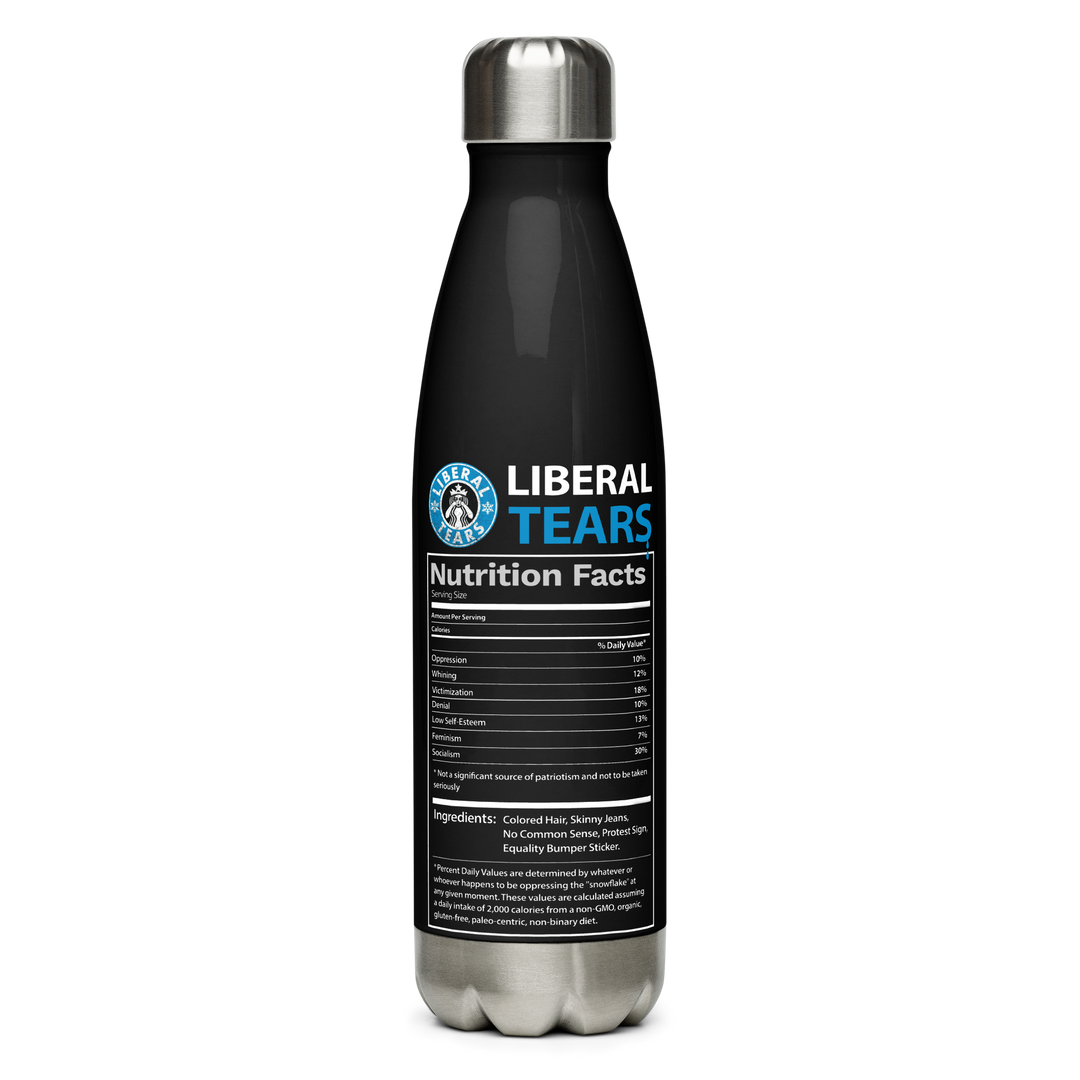 Liberal Tears Water Bottle - The Don't Unfriend Me Show